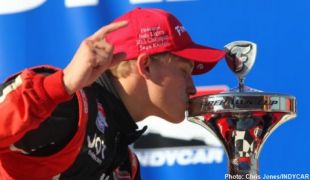 Muñoz wins Indy Lights race, Karam claims title at Auto Club Speedway