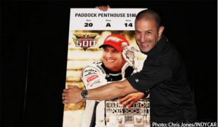 Kanaan unveils 2014 Indianapolis 500 ticket