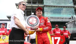 Saavedra surprises with Verizon P1 pole award for Grand Prix of Indianapolis