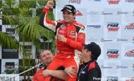 Chaves flips the script with Indy Lights win at Long Beach