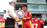 Saavedra surprises with Verizon P1 pole award for Grand Prix of Indianapolis