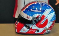 Sato unveils special Indy 500 helmet to be auctioned for With You Japan