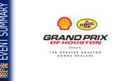 EVENT SUMMARY: 2014 Shell and Pennzoil Grand Prix of Houston