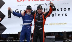 Pagenaud leads Schmidt Peterson 1-2 in Shell and Pennzoil Grand Prix of Houston race 2