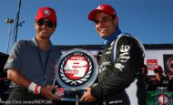 Montoya takes pole at Pocono, first Verizon P1 Award since IndyCar return