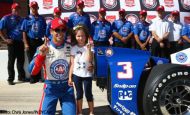 Castroneves claims pole for season finale at Auto Club Speedway; points leader Power to start on last row