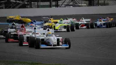 Scott Hargrove led the way in Pro Mazda race 1 at the Grand Prix of Indianapolis